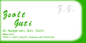 zsolt guti business card